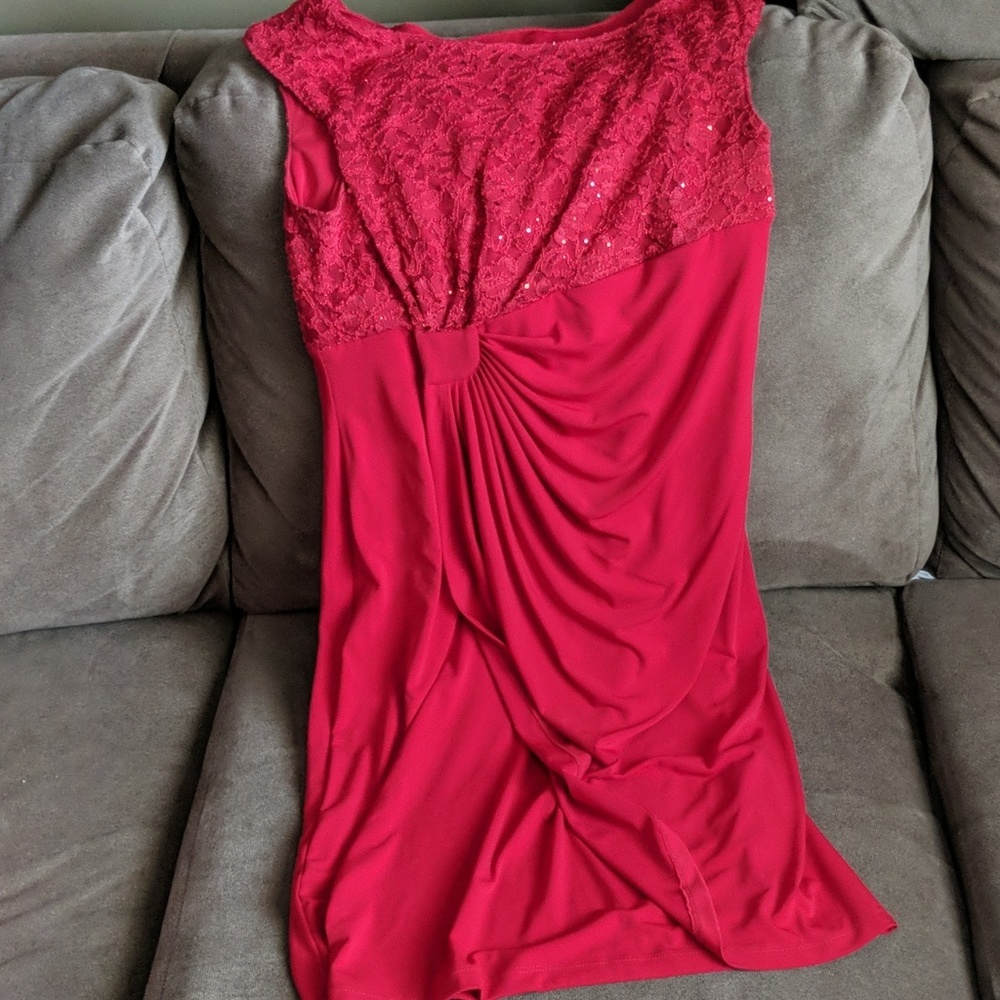 Red dress